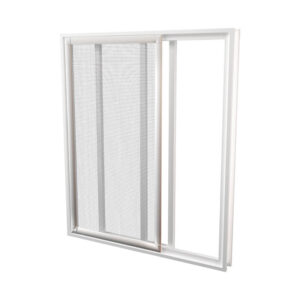Mosquitera corredera mini aluminio blanco ventana tela fibra de vidrio